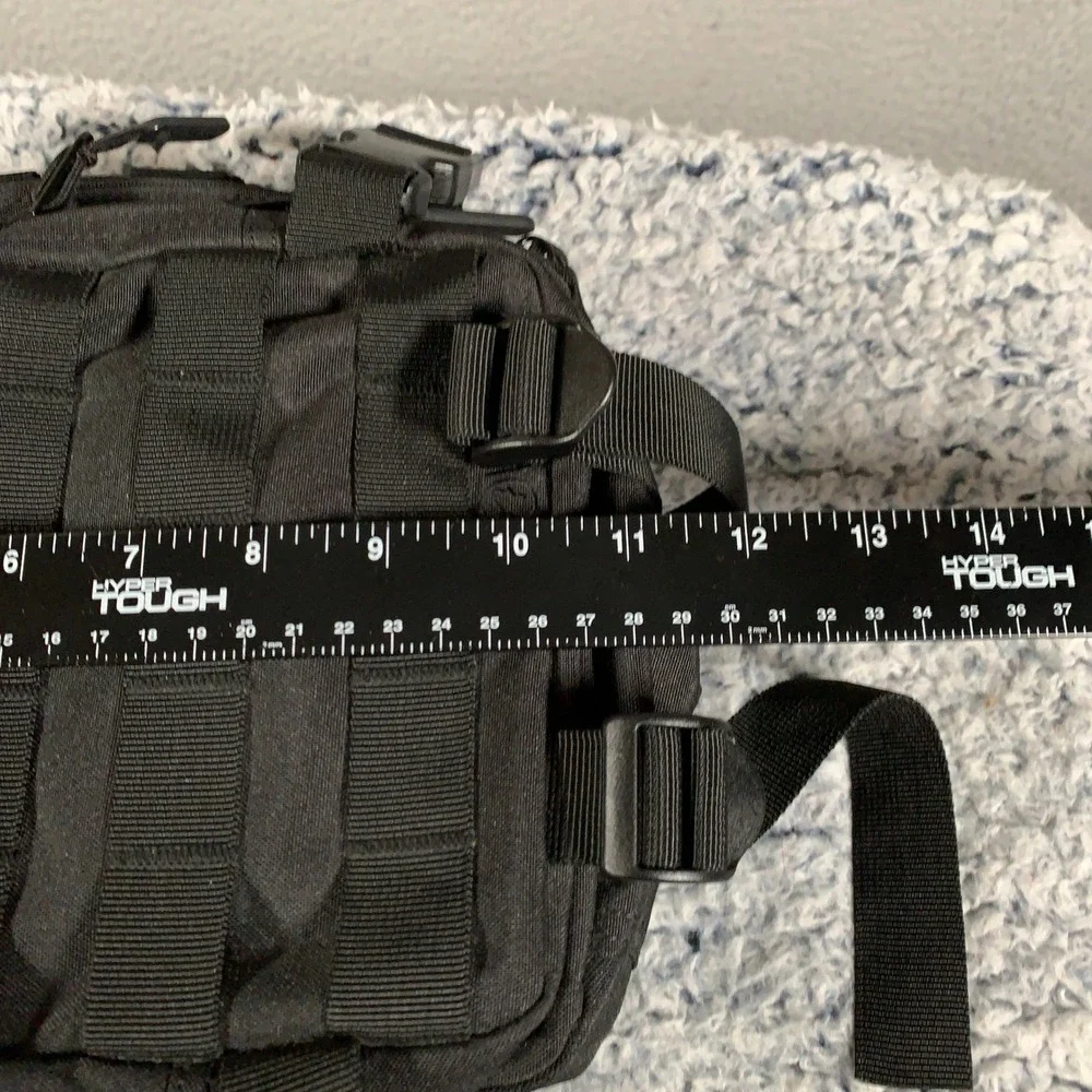 WOLFpak Mini Backpack Unisex OS Black Tactical Gym Bag MOLLE Ruck Pack Rucking